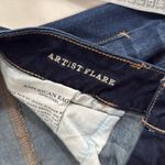 American Eagle Outfitters Blue Artist Flare Jeans Size 14 X Long EUC Photo 9