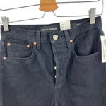 Aritzia Denim Forum The Joni High Rise Loose Jeans Baggy Denim Black Size 25 29L Photo 2