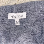 Ella Moss  grey knit cardigan size medium Photo 3