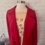 Boutique NEW Red ‘NYC Chic’ Over Coat Photo 2