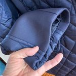 London Fog ZIP & SNAP FRONT QUILTED JACKET NAVY NEOPRENE INSETS Photo 8