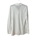 Peruvian Connection Peruvian Connection Shirt Women's Large White Pima Cotton Long Sleeve #O14-3 Photo 6