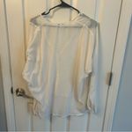 James Perse James Peres Button-Up Oversized Cotton Silk Blend Shirt Photo 4