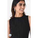 Vince Seamed Front Sheath Dress Women's Size 4 Black Cocktail Photo 1