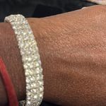 Stunning diamanté stretch bracelet. Fits any size. Stunning. Photo 4