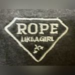 Hooey “Rope Like a Girl” Hoodie Size Large Gray Photo 4