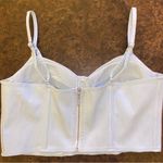 Say What? Say What Light Blue Washed Denim Corset - size medium Photo 3