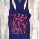 MLB Texas Rangers Tank Size M Photo 5