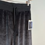 Nation Ltd NWT  black velour wide leg lounge pants Photo 1