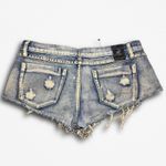 One Teaspoon Bandits Low Rise Distressed Denim Shorts - Size 28 Photo 1