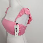 The Bikini Lab  Pink Swimsuit Top Size XXL NWT Barbie Pink Plus Size Bikini Top Photo 1