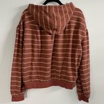 Urban Outfitters  Rust Striped‎ Hoodie Size Medium Photo 1