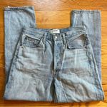 AGOLDE  Riley High Rise Straight Crop in Shatter size 26 Photo 4