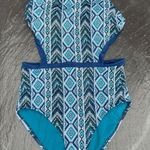 Time & Tru Beautiful Aztec print halter top one piece  Photo 0