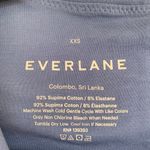 Everlane NWT The Short-Sleeve Crew Neck Bodysuit in Blue Photo 3