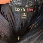 Blondie Nites  Juniors Size 11 navy corset dress Photo 2