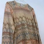 Anthropologie Postmark  Garden Knit Pastel Floral Sweater S Small Photo 3
