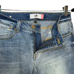CAbi  Jeans Women High Straight Leg Blue Wash Denim Staple Jeans Classic Size 4 Photo 2