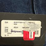 Paige Cindy Crop High-Rise Straight Denim Jeans 23 NWT Raw-Hem Cropped Indigo Photo 3