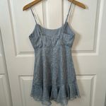 Hello Molly Light Blue Floral Mini Dress Size 4 Photo 1