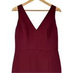 Amsale Makayla Bridesmaid Dress in Ruby Long Elegant Gown size 14 Formal Red Photo 2