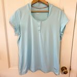 Nike golf Dri fit light blue activewear shirt Photo 0