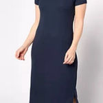 Barefoot Dreams Malibu Collection
Ultra Soft Henley Dress Indigo Color
Size 1XP Photo 0