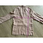 Madewell  Women’s Breezewoven Larsen Blazer in Windowpane Coral pink Jacket Sz S Photo 8