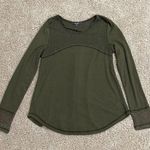 Miss Me Olive Green Long Sleeve Photo 0
