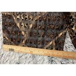 Semi Sheer Scarf Animal Print‎ Tiger Leopard Brown Neutral 58x13. Photo 2