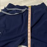 FIGS  High Waisted Yola Skinny Scrub Pants Size Small Navy Photo 10