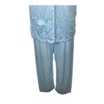 Vintage Sears Baby Blue Nylon Pajama Set Size Small 1980s Cottagecore Photo 4