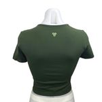 Aritzia TNA Action Green Crewneck Short Sleeve Activewear Crop Tee T-shirt Top S Photo 1