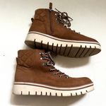 Caslon Brown Water Resistant Lace Up Boots Photo 1