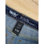 Mossimo Jean Shorts Women's 2/26 Mid Rise Mini Denim Raw‎ Hem Booty Dark Blue Photo 3