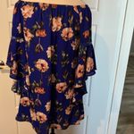 Wishful park Wishful off shoulder beautiful blue floral mini dress 1 Photo 2