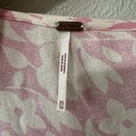 Free People Rebecca Floral Ruffled Mini Dress Bubblegum Pink Size XL Long Sleeve Photo 4