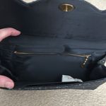 Lenox Bags Vintage Sparkling Black Glitter Evening Bag Photo 8