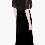 The Kooples  Velvet Dress with Muslin Insets in Black Photo 1
