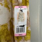 Joie NWT  Summer Porcelain Print Sleeveless Smocked Neck Satin Fern Top.‎ Small Photo 9