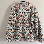 Eddie Bauer  Soft Comfy Fuzzy Quarter Zip Pullover Sweatshirt Colorful Outdoor XL Photo 3