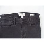 frame denim Le High Skinny Jeans Sz 26 Asymmetrical Fringe Hems Jagged Whittier Photo 3