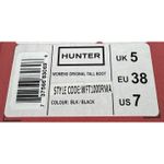 Hunter Original Tour Tall Boot, Black Winter, Rain Boot, Women’s Size 7 New Photo 14