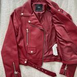 ZARA Faux Leather Moto Jacket Photo 1