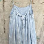 American Eagle Plaid Tie Back Babydoll Mini Dress Photo 4