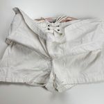 Old Navy Y2K Vintage Low Rise White Mini Skirt Size 10 Lace Up Waist W/ Zipper Photo 5