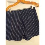 Nautical Navy blue White Rope Design Shorts Size 6 Womens Twill Stretch Photo 6