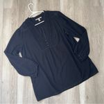 Old Navy  Tunic cotton pintuck mini womens Black (xlarge) boho casual coastal Photo 0