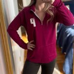 PINK - Victoria's Secret Maroon Quarter Zip  Photo 0