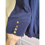 NWT Goddis Navy Blue Cotton Blend Knit Sweater/ Mini Dress, Size: Med/Small Photo 2
